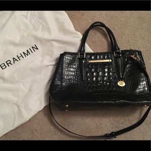 Brahmin Black Melbourne Handbag